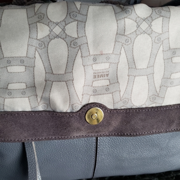 AIMEE KESTENBERG Leather/Suede Hobo Purse - Picture 5 of 15